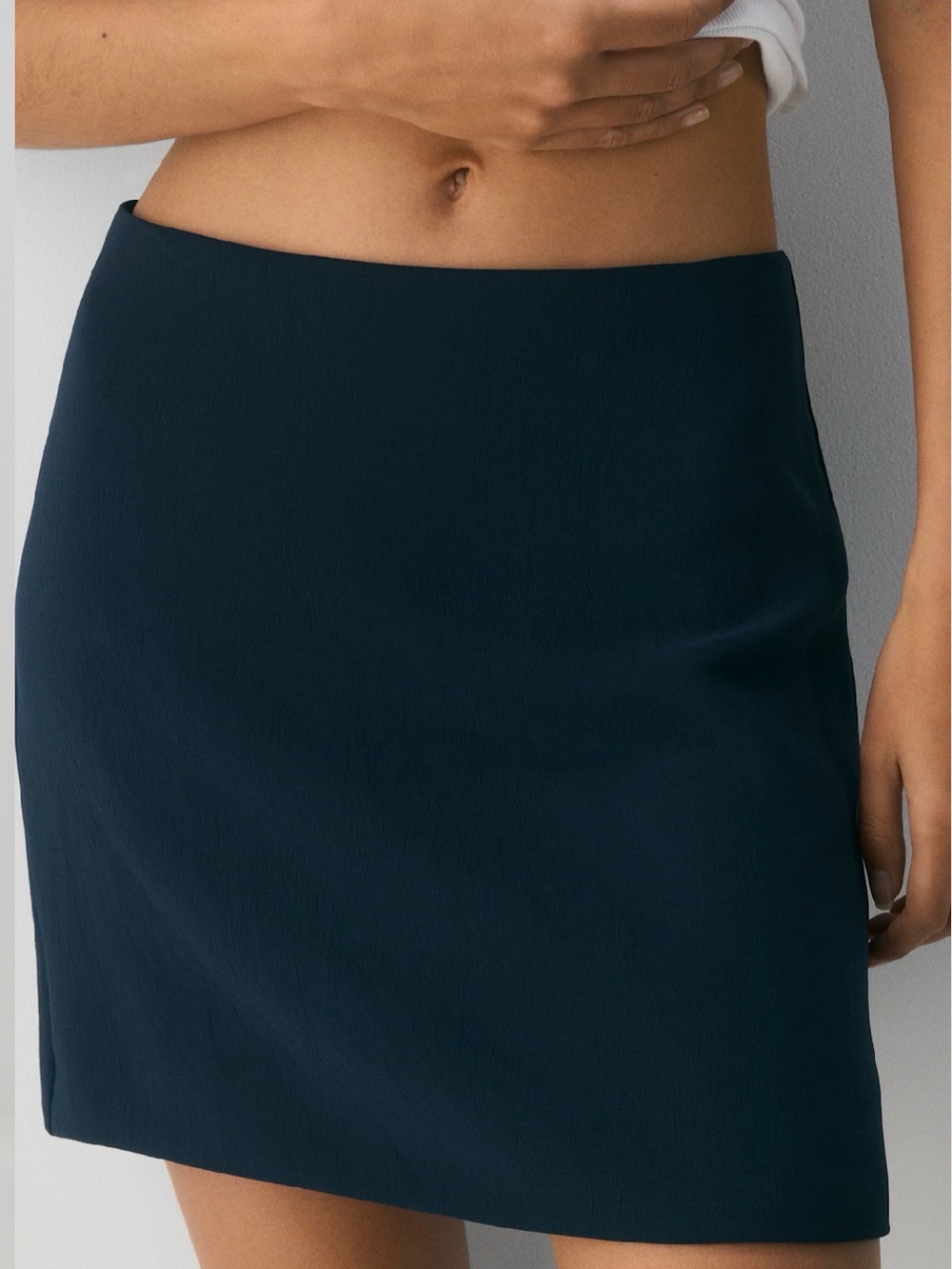 Aritzia Navy Mini Skort